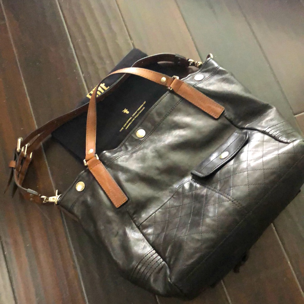 Frye Quilted Leather Purse!